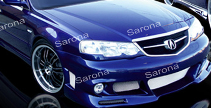 Custom Acura TL  Sedan Front Bumper (2002 - 2003) - $590.00 (Part #AC-027-FB)